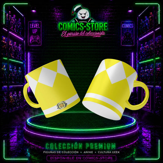 Mug Ceramica Power Rangers Yellow
