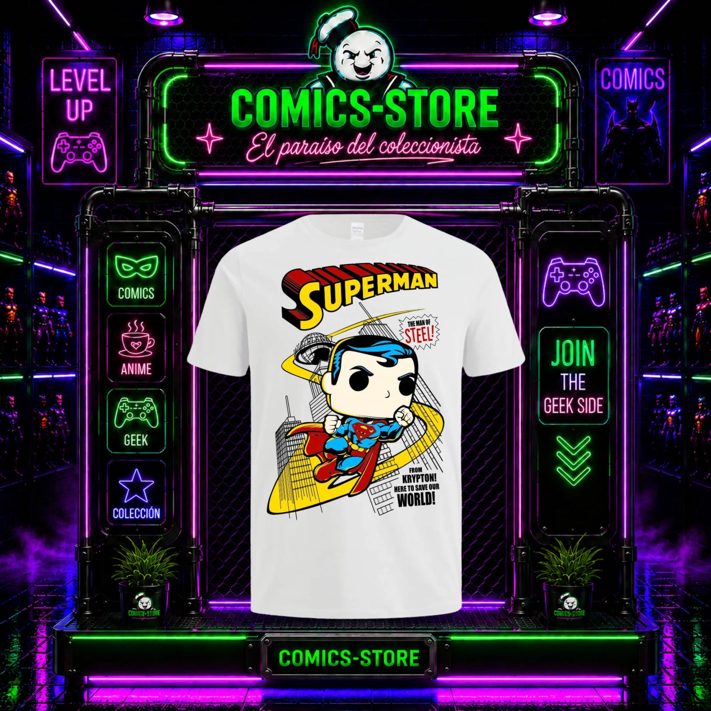 Camiseta Superman Pop Dc