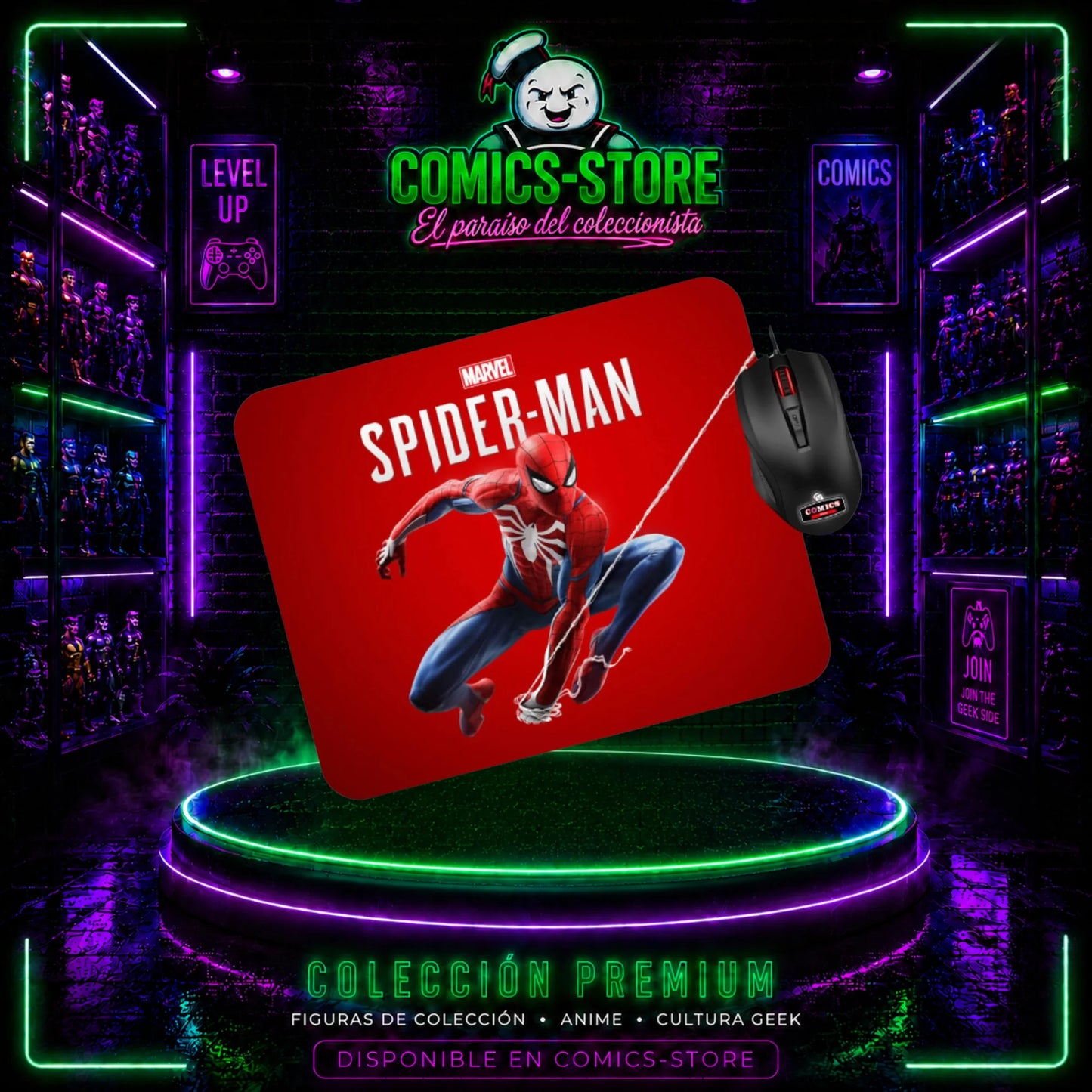 Mouse Pad Spiderman Gamers