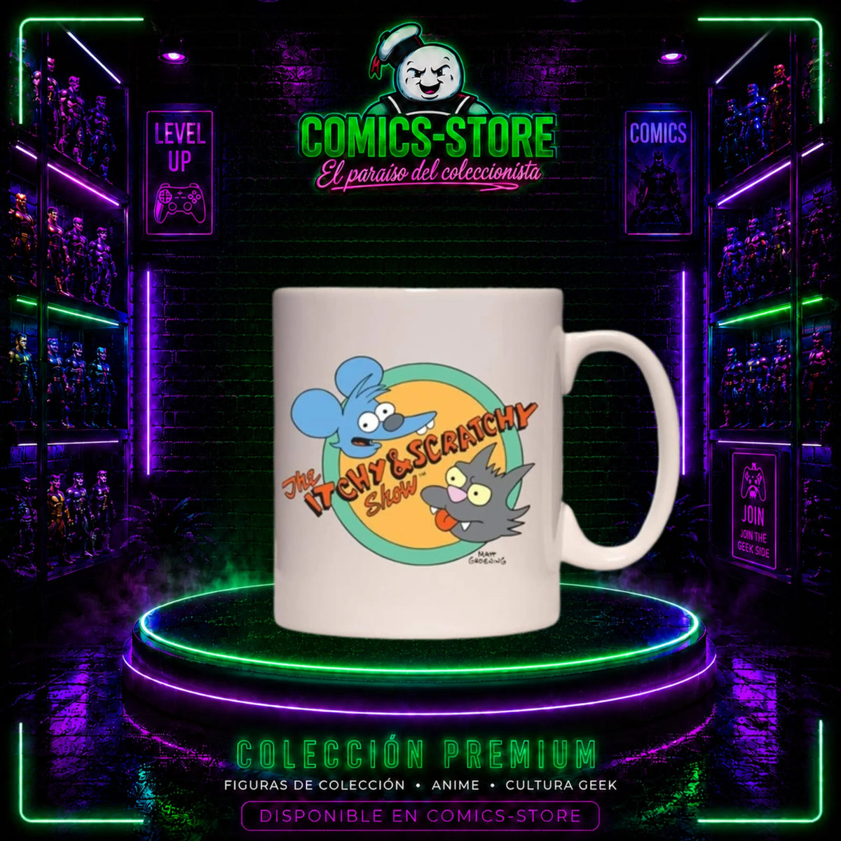 Mugs Ceramica The Simpson Itchy and Scratchy