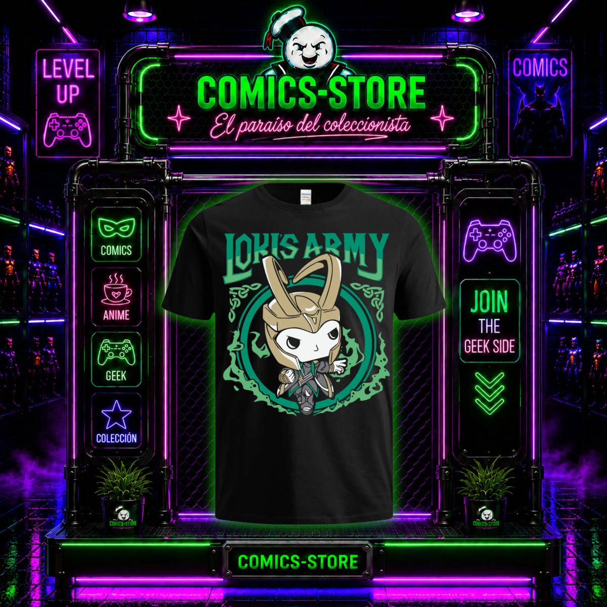 Camiseta Loki Thor Pop