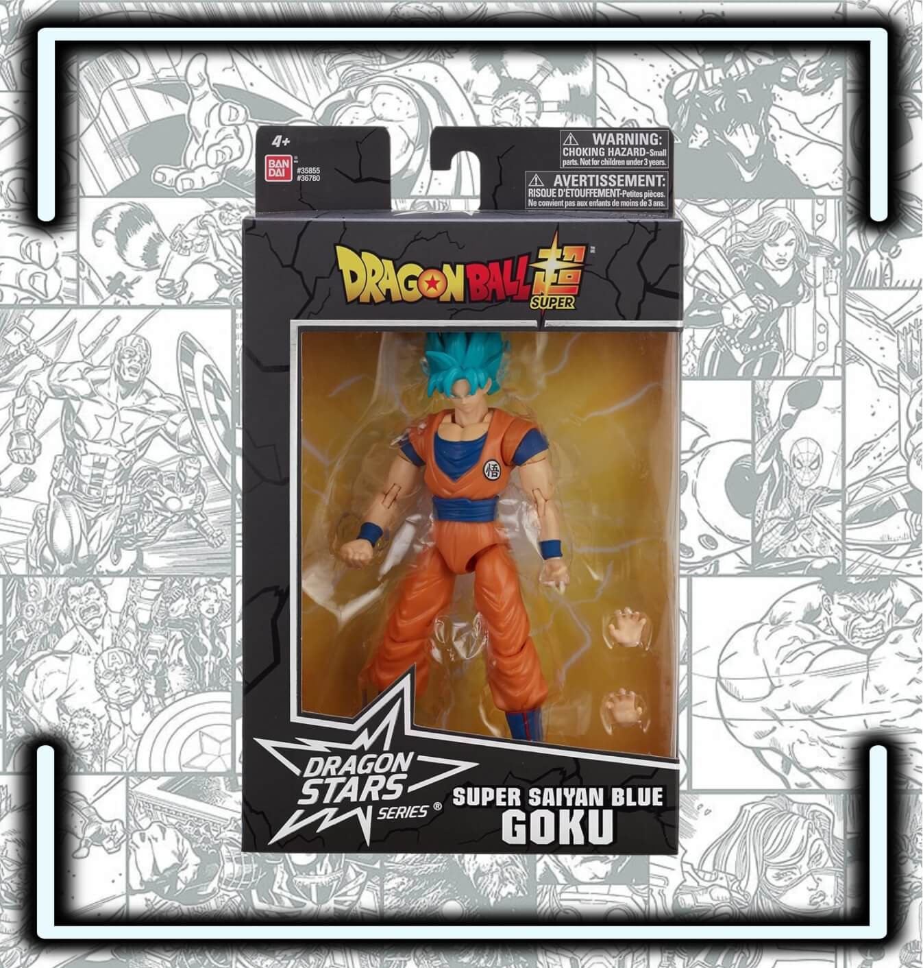 Figura Dragon Ball  Super Saiyan Blue Goku Super Bandai  Dragon Stars