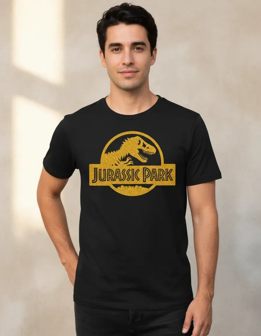 Camiseta Jurassic Park Gold
