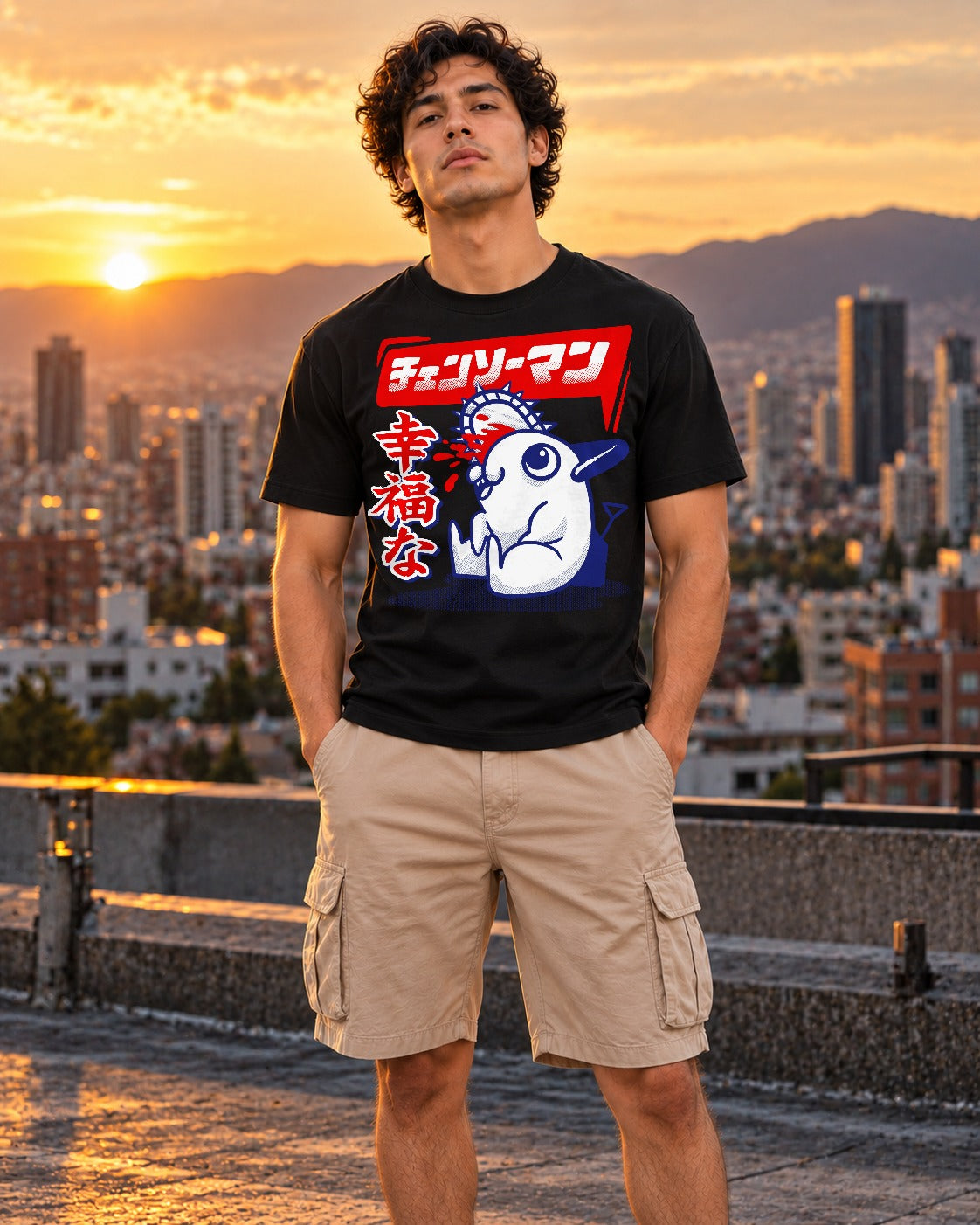 Camiseta Chainsaw Man Pochita Anime