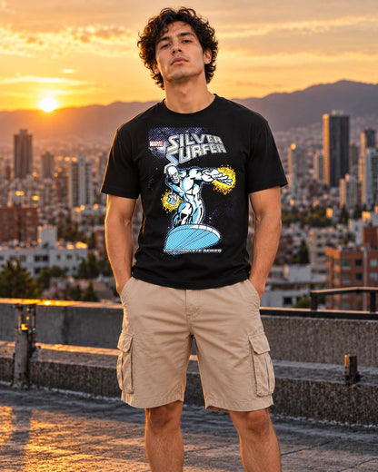 Camiseta Silver Surfer Fantastic Four