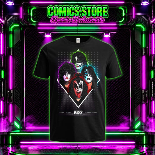 Camiseta Kiss Colors