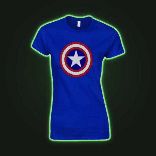 Camiseta Capitan America Dama