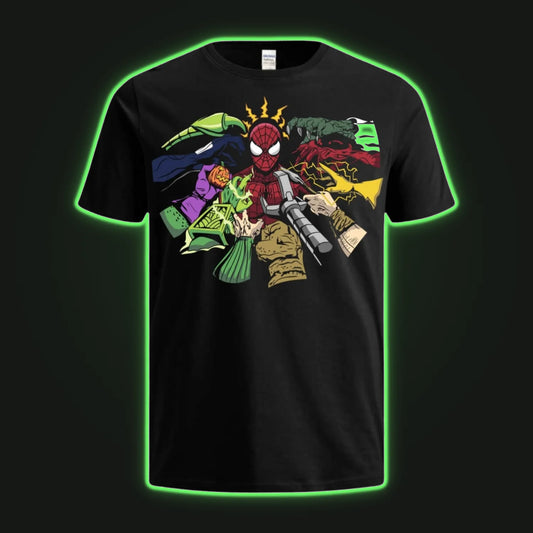 Camiseta Spiderman Vs Villanos
