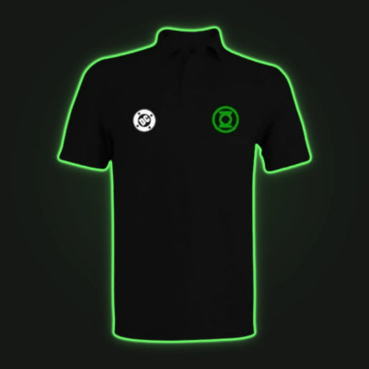 T-Shirt Tipo Polo Linterna Verde