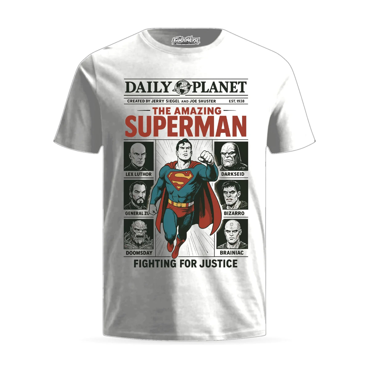Camiseta Superman Daily Planet Dc