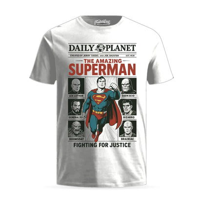 Camiseta Superman Daily Planet Dc