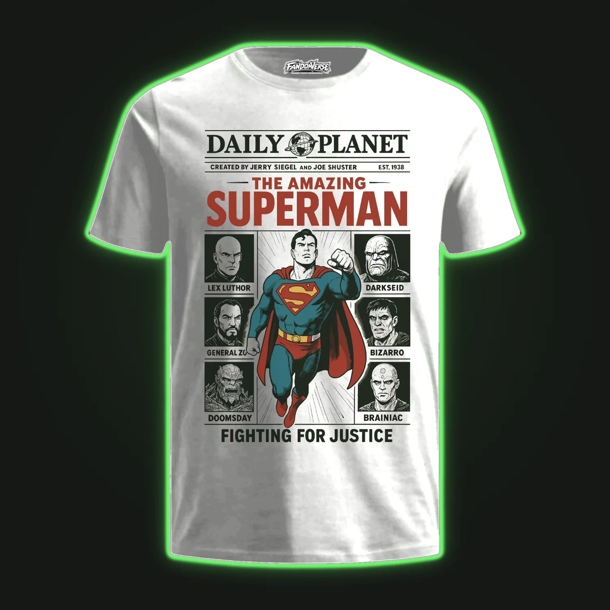 Camiseta Superman Daily Planet Dc