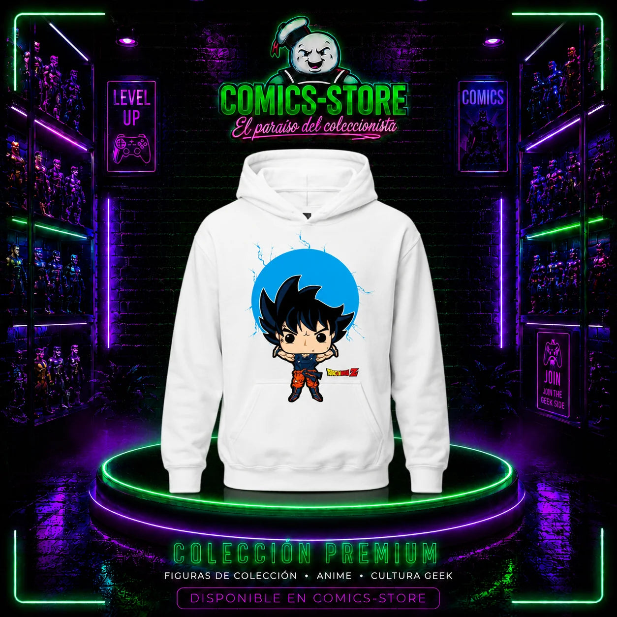 Hoodie Blanco Dragon Ball
