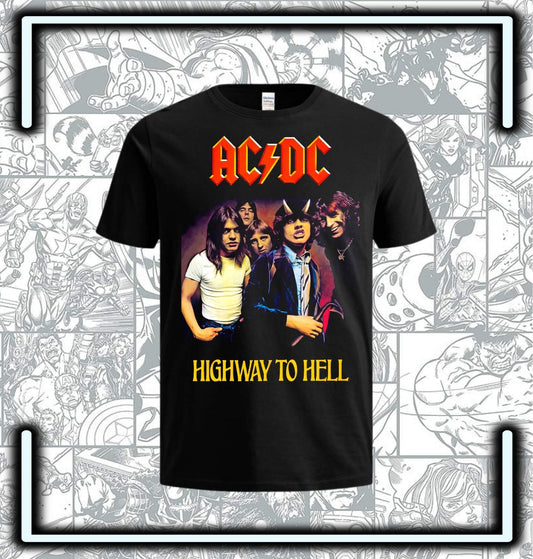 Camiseta Ac Dc Hell - Comics Store Colombia