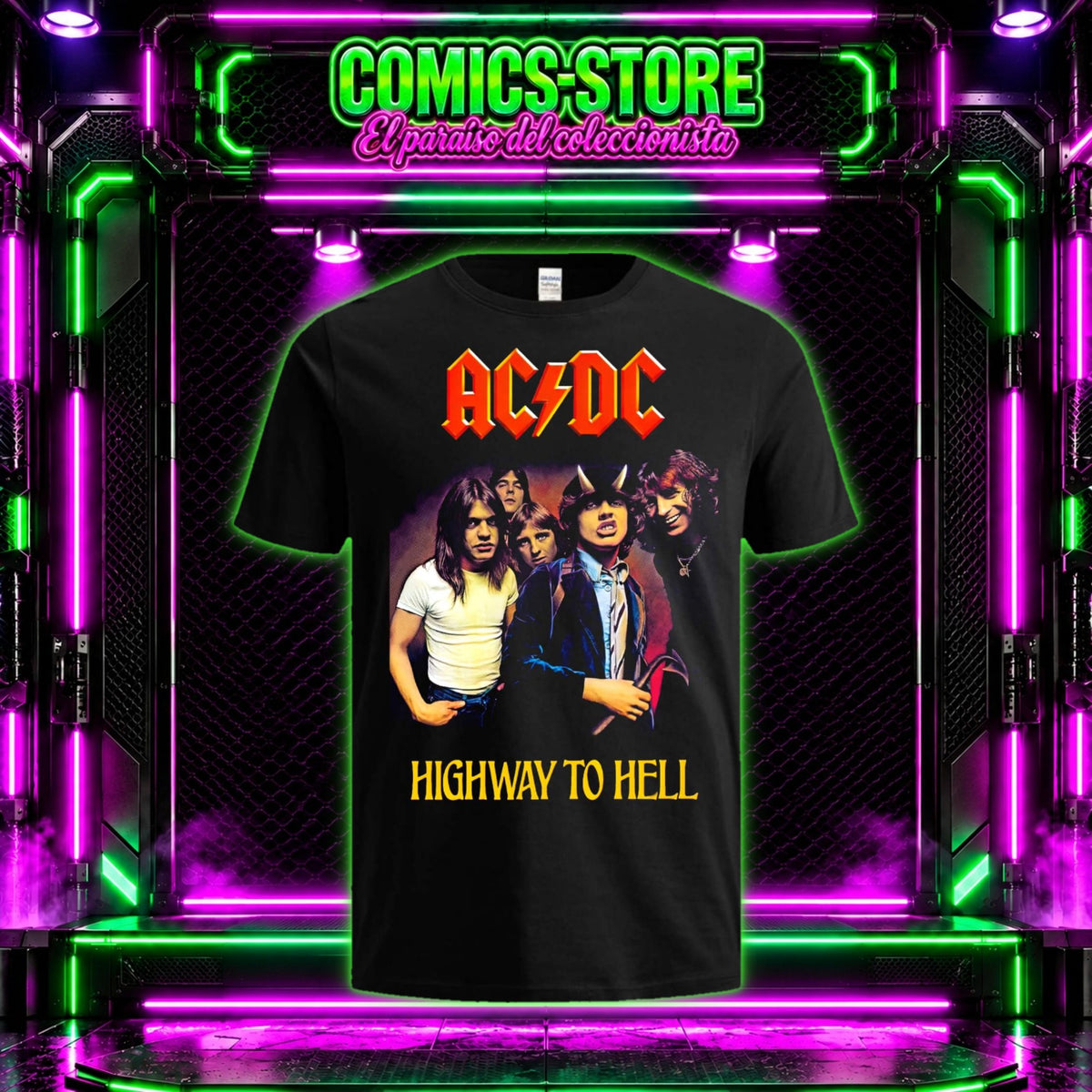 Camiseta Ac Dc Hell