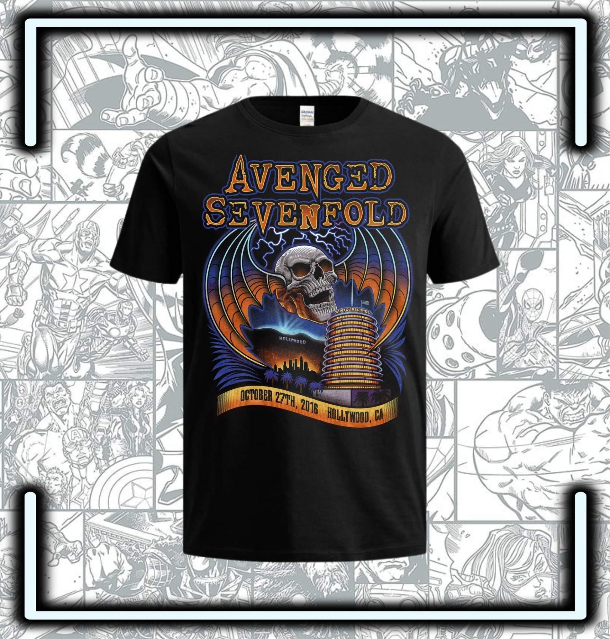 Camiseta Avenged Sevenfold Md2 - Comics Store Colombia