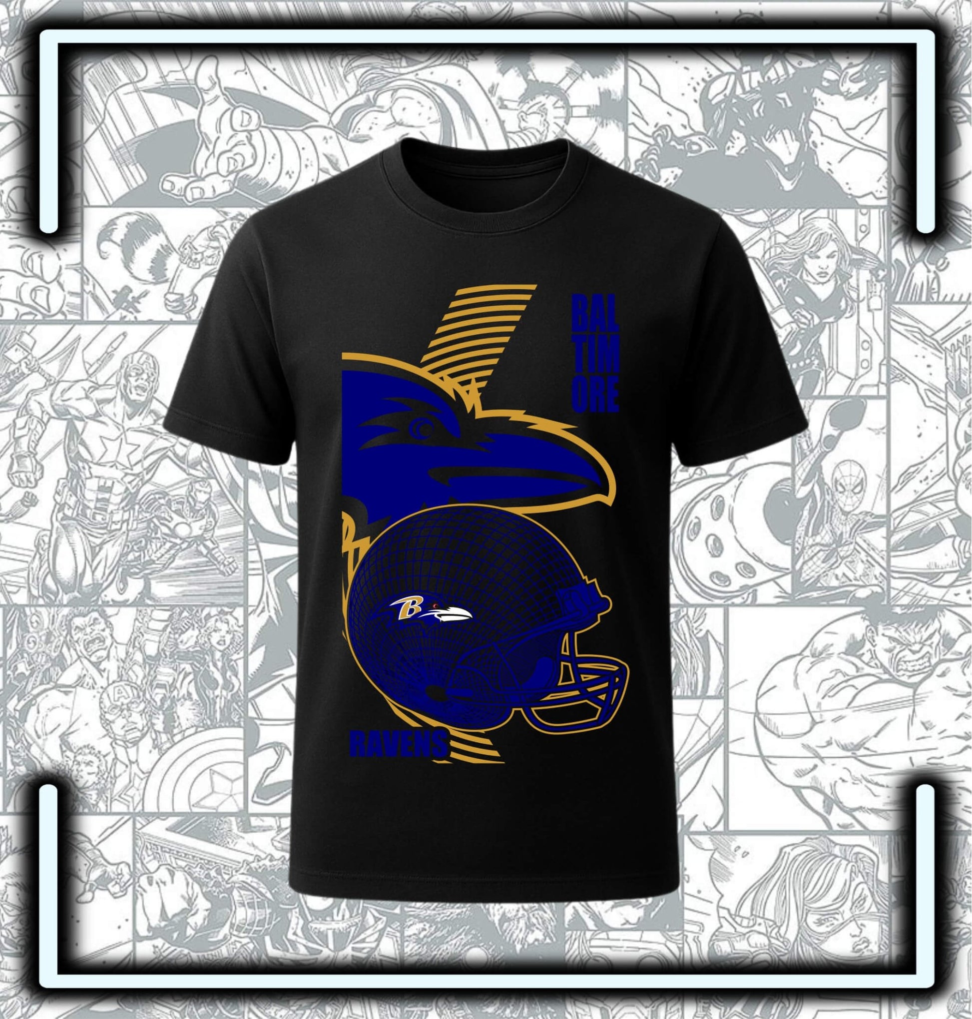 Camiseta Baltimore Ravens Nfl - Comics Store Colombia