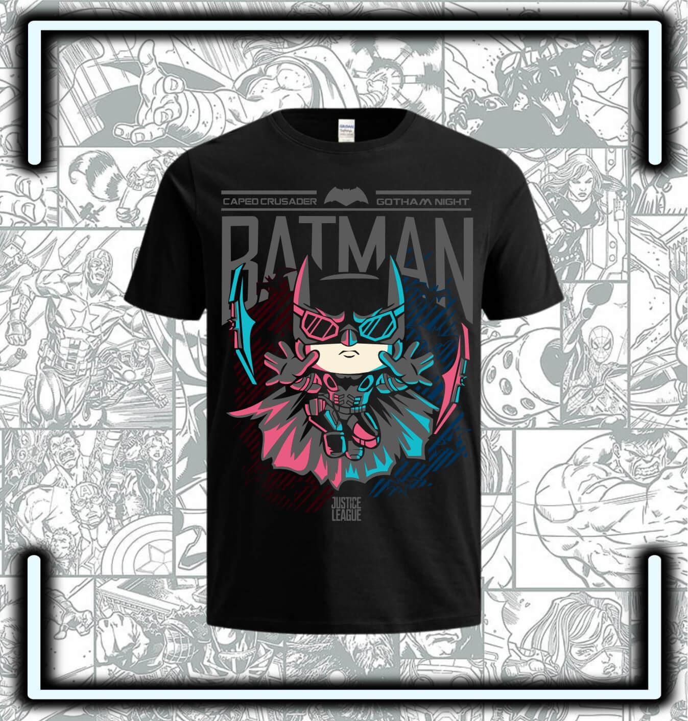Camiseta Batman Pop - Comics Store Colombia