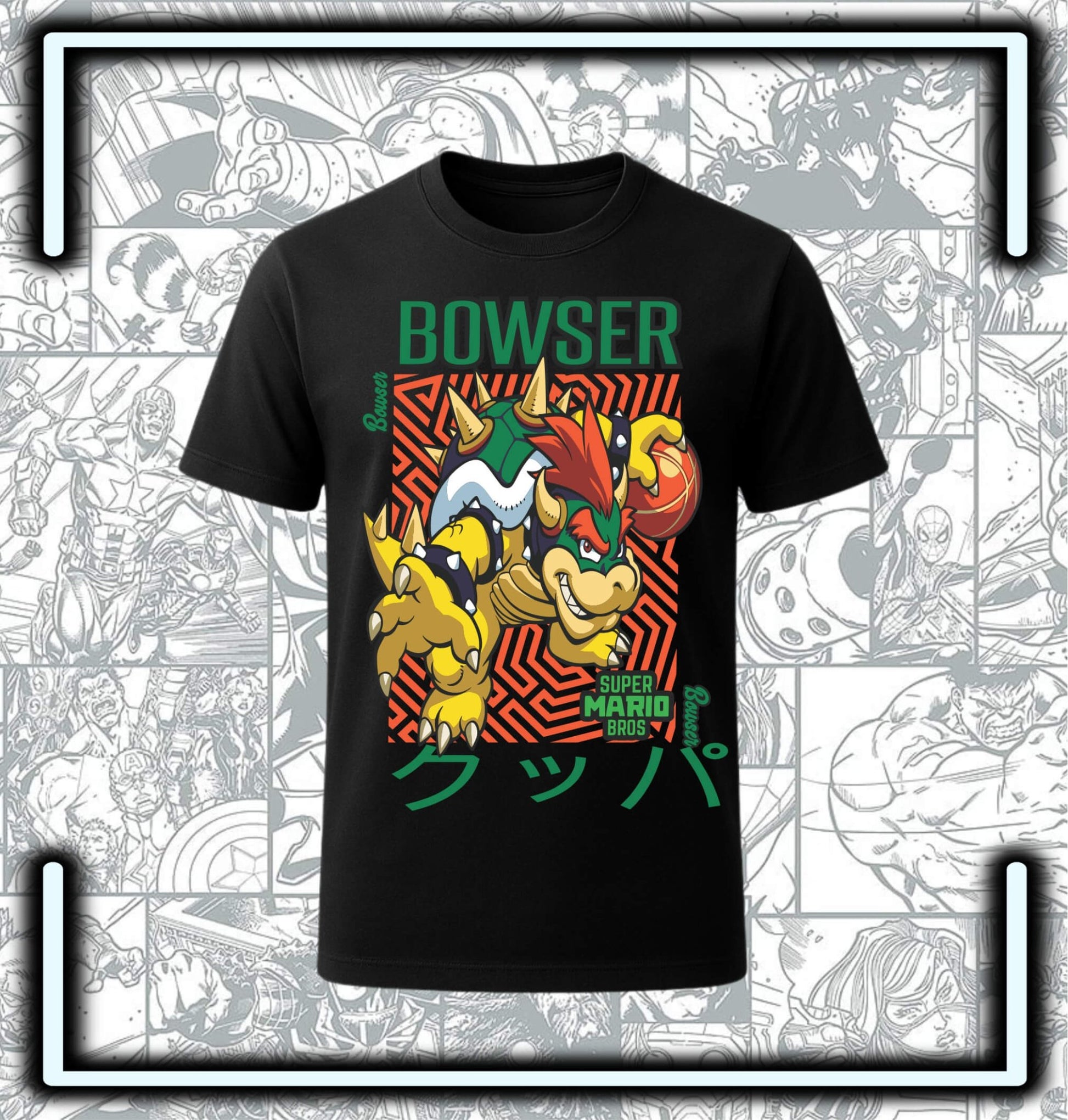 Camiseta Bowser - Comics Store Colombia