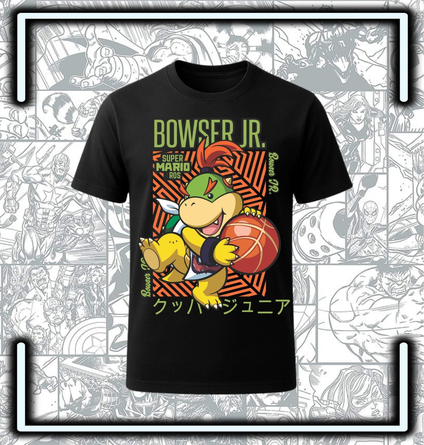 Camiseta Bowser Jr - Comics Store Colombia