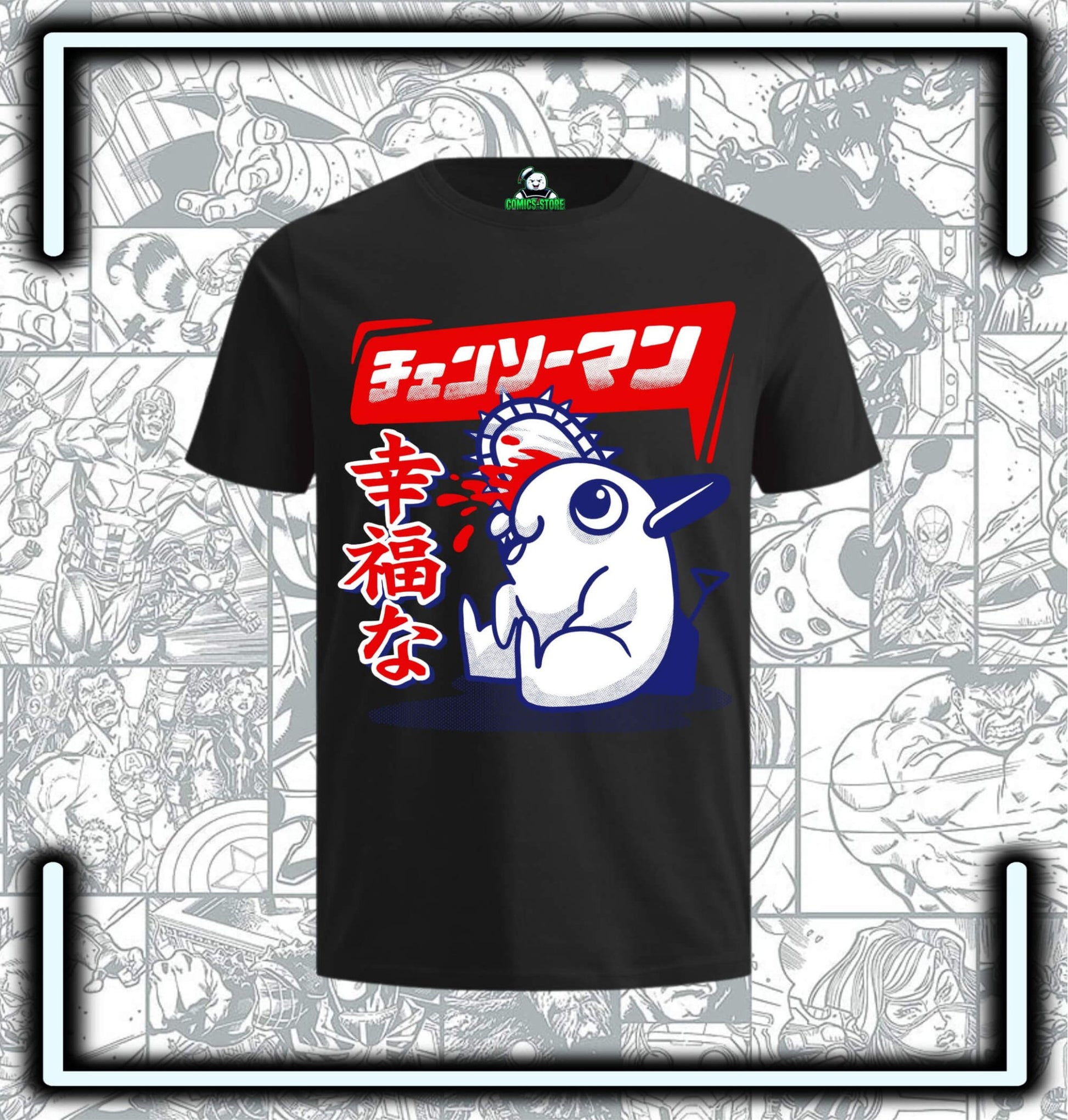 Camiseta Chainsaw Man Pochita Anime - Comics Store Colombia