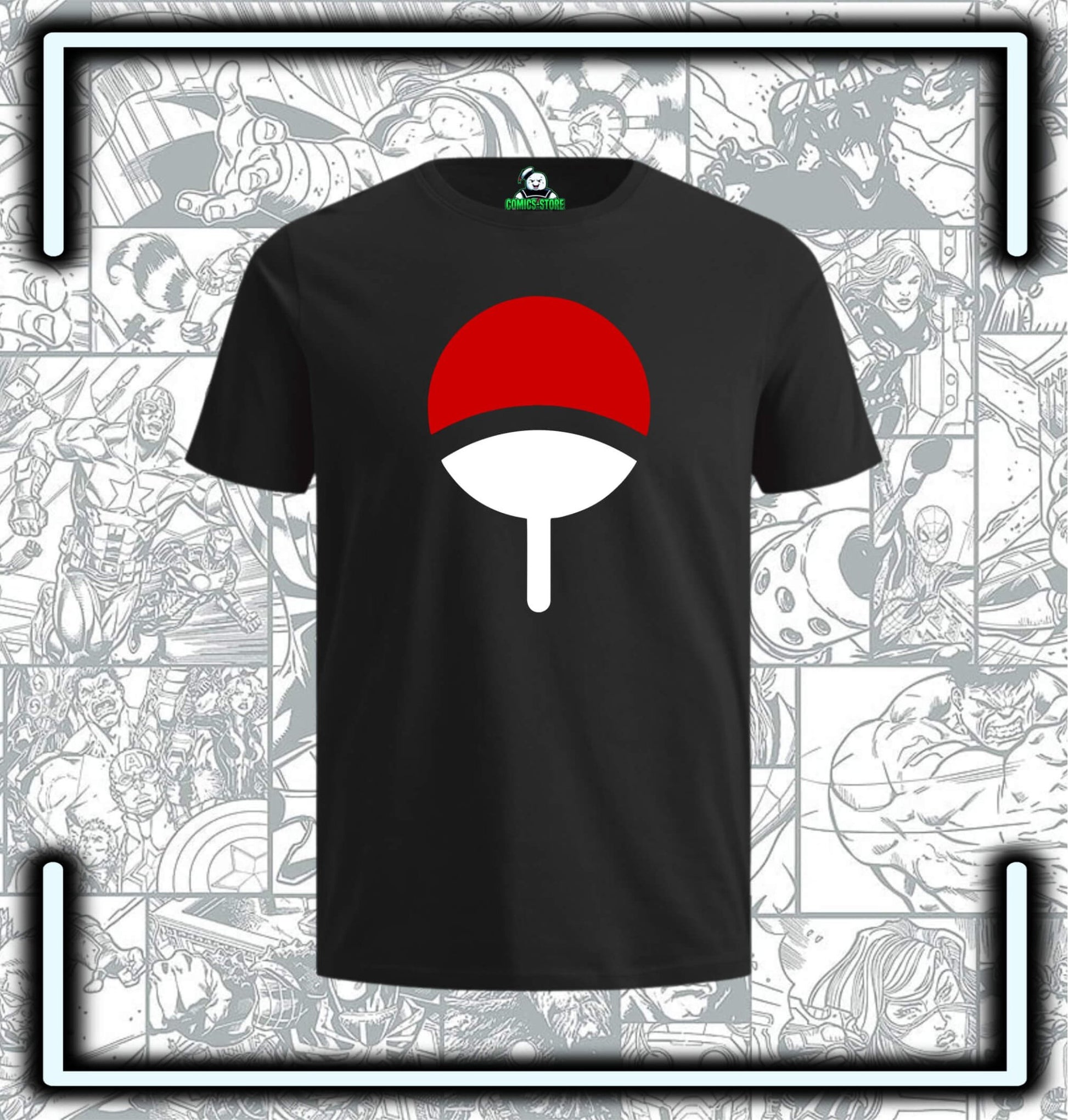 Camiseta Clan Uchiha Anime - Comics Store Colombia