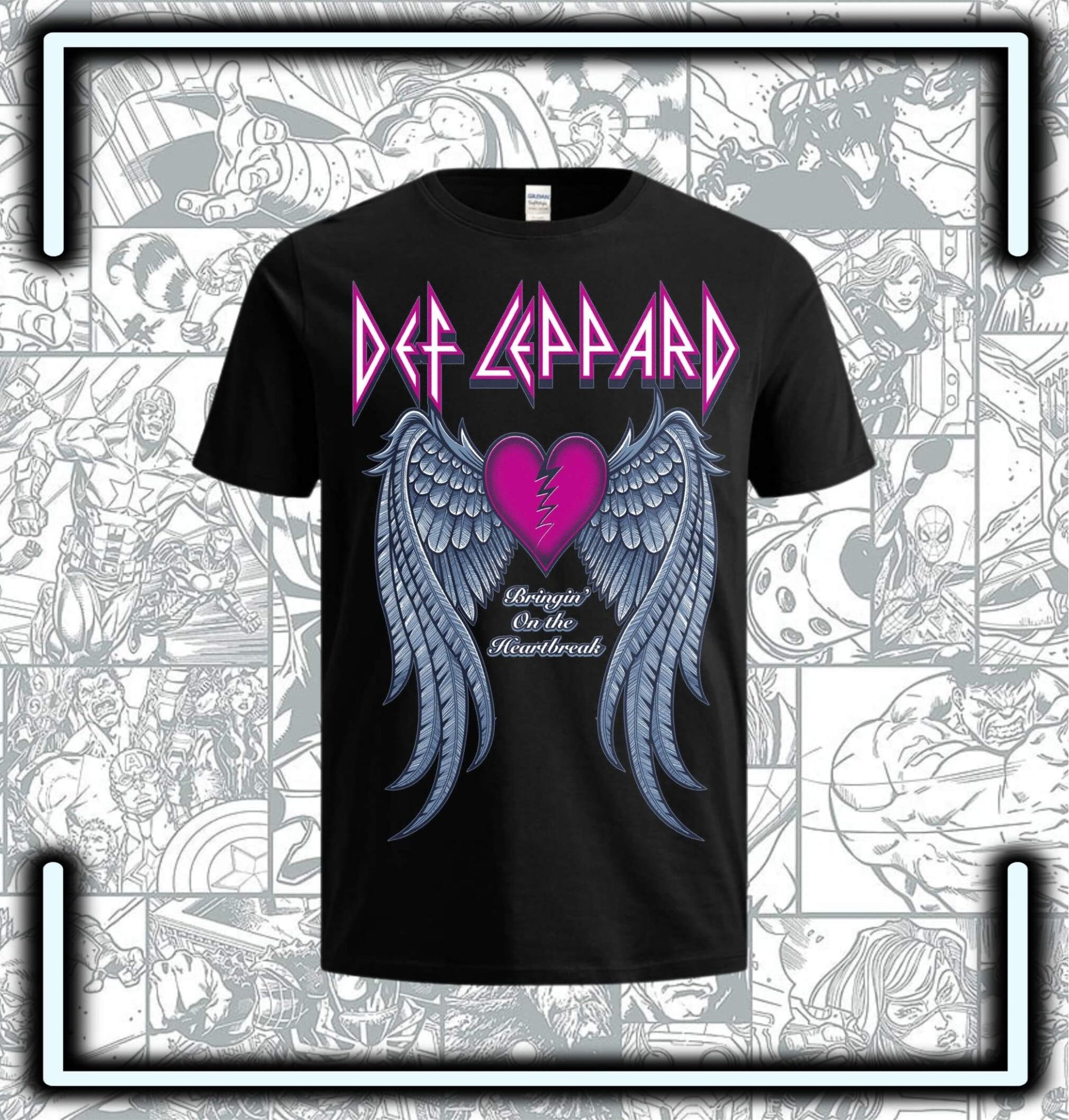 Camiseta Def Leppard - Comics Store Colombia