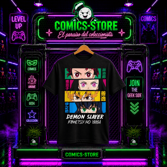 Camiseta Demon Slayer Anime - Comics Store Colombia