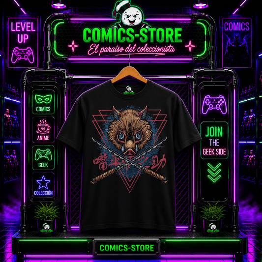 Camiseta Demon Slayer Inosuke Hashibira Anime - Comics Store Colombia