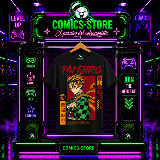 Camiseta Demon Slayer Tanjiro Anime II - Comics Store Colombia