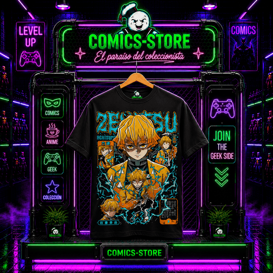 Camiseta Demon Slayer Zenitsu Agatsuma Anime - Comics Store Colombia