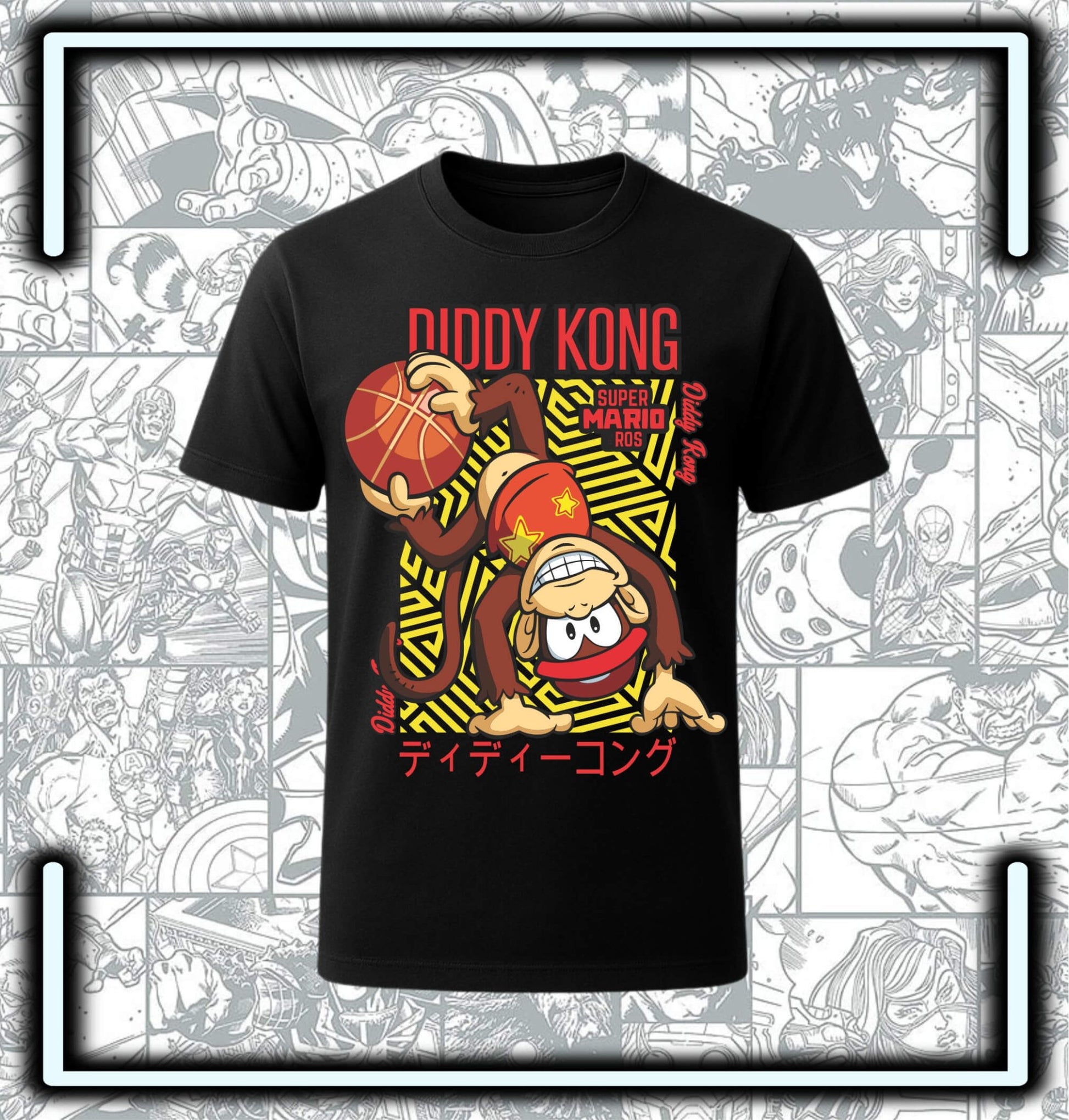 Camiseta Diddy Kong - Comics Store Colombia