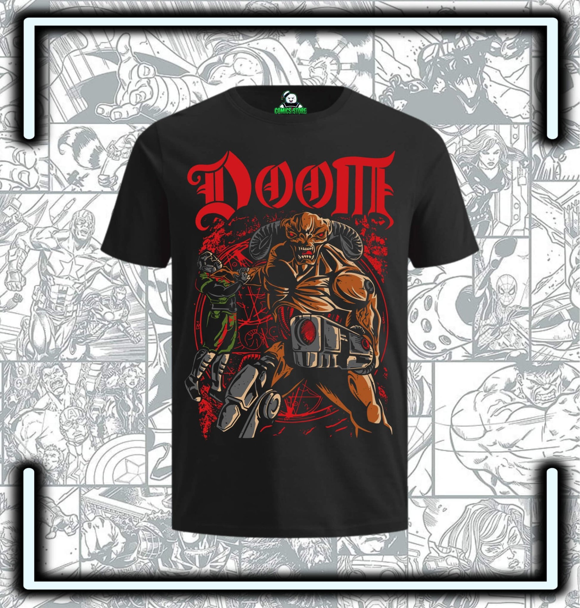 Camiseta Doom I Video Gamers - Comics Store Colombia