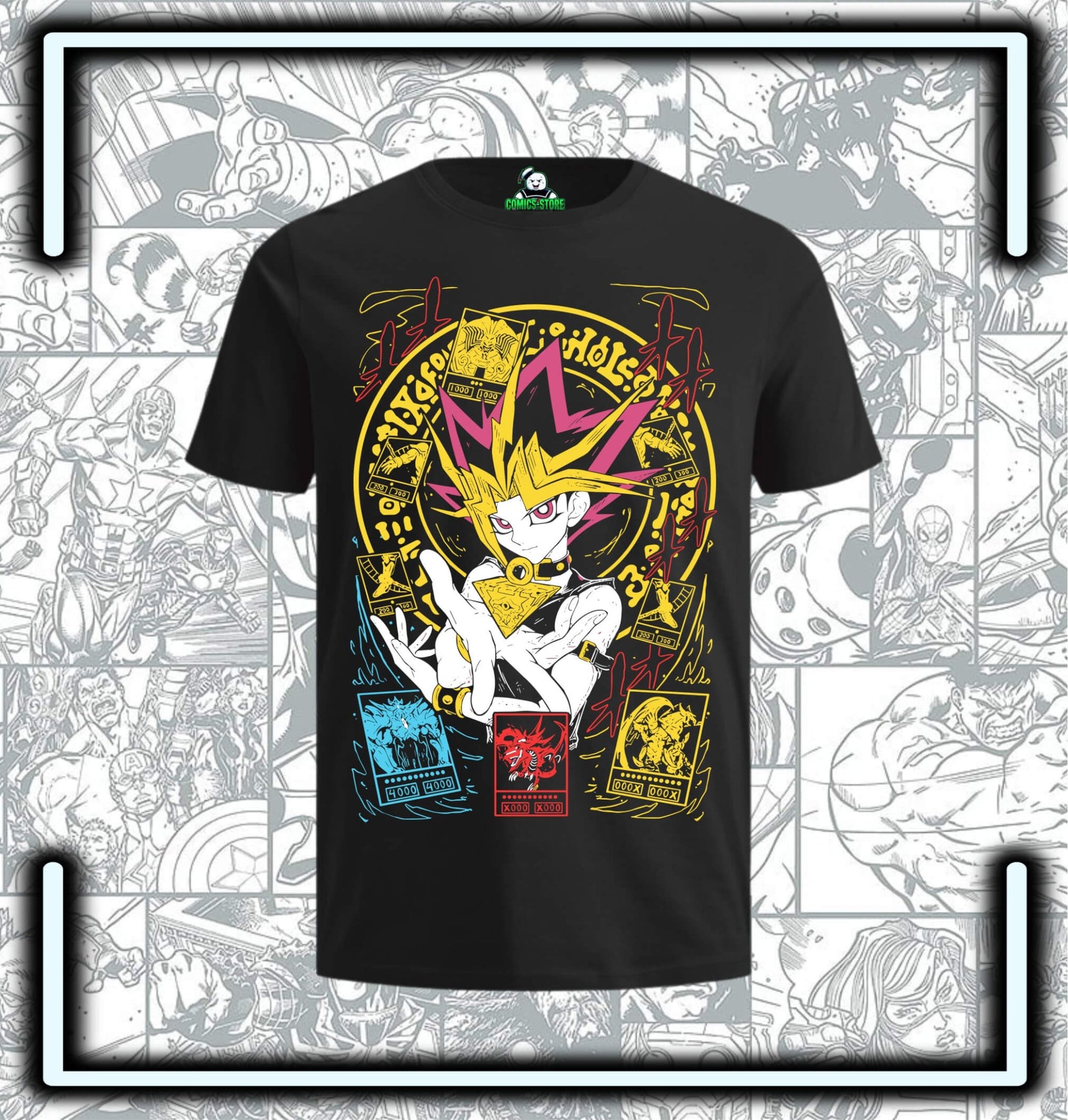 Camiseta Exclusiva Yu Gi Oh! - Comics Store Colombia