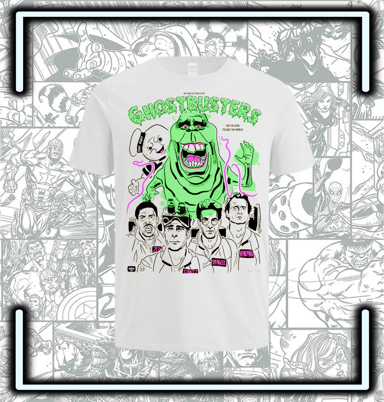 Camiseta Ghostbusters - Comics Store Colombia