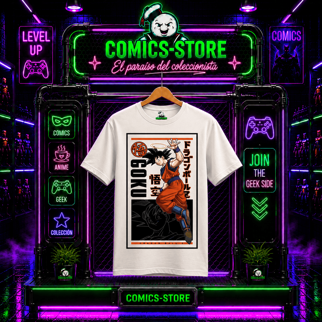 Camiseta Goku Dragon Ball 2026 - Comics Store Colombia