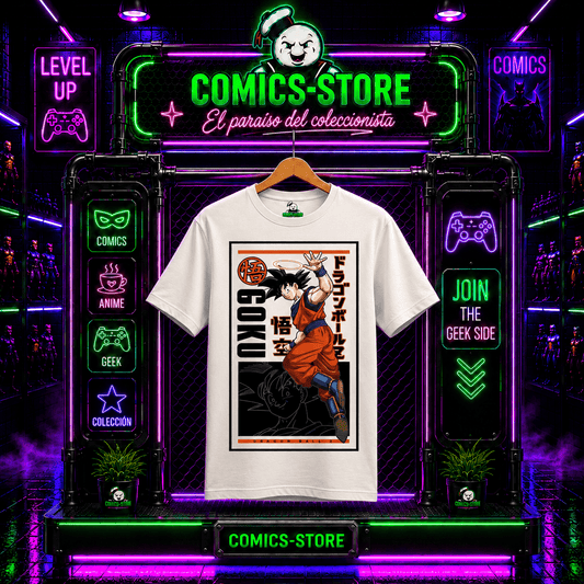 Camiseta Goku Dragon Ball 2026 - Comics Store Colombia