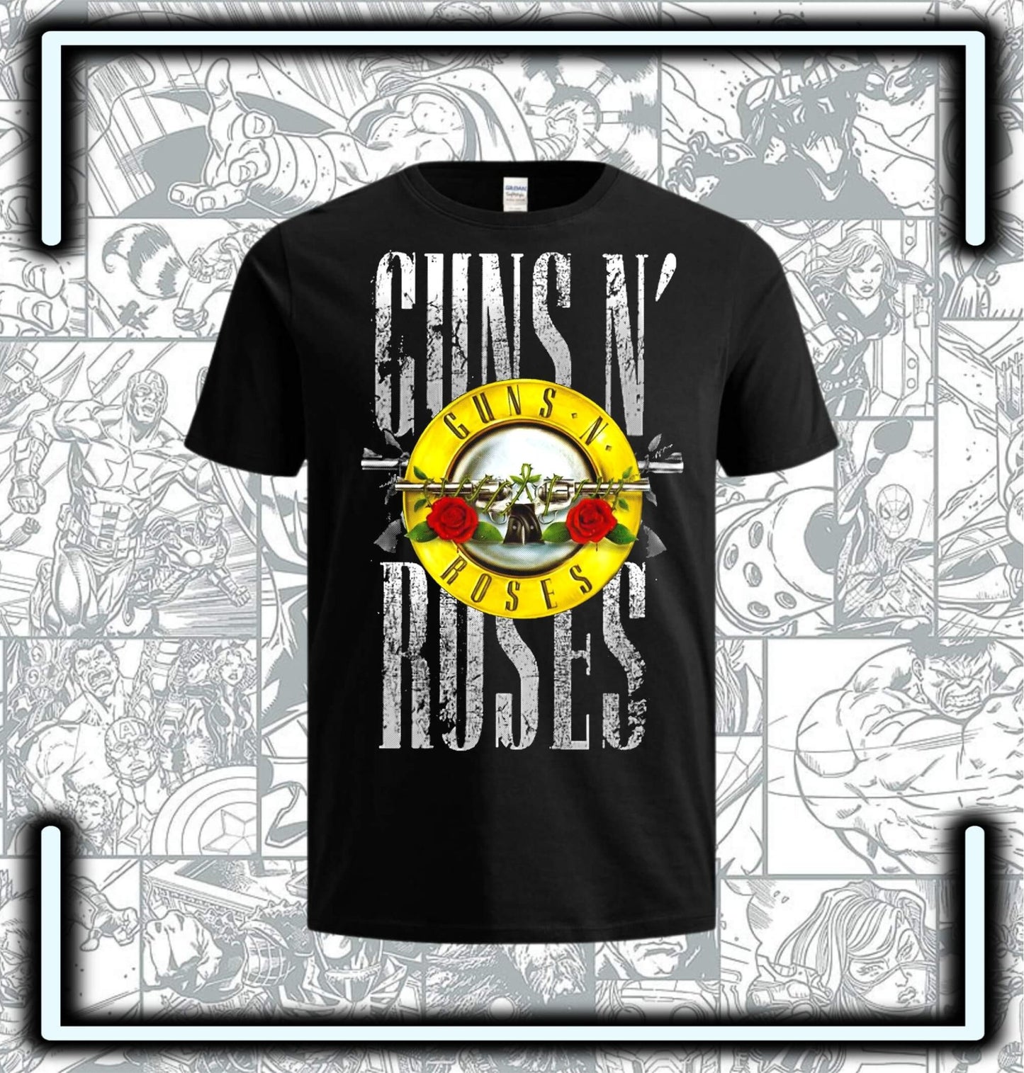 Camiseta Guns N´ Roses Bx - Comics Store Colombia