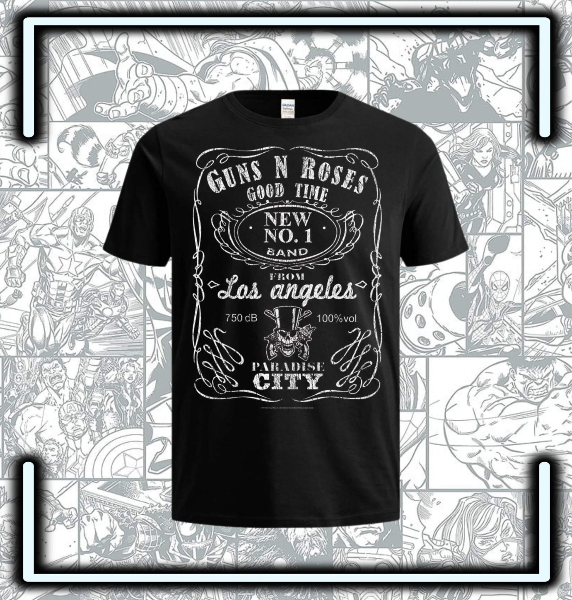 Camiseta Guns N´ Roses RK - Comics Store Colombia