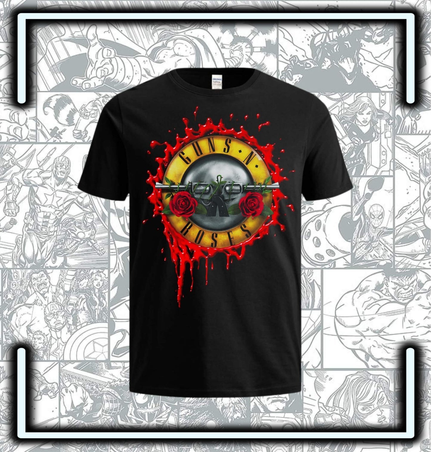 Camiseta Guns N´ Roses RX - Comics Store Colombia