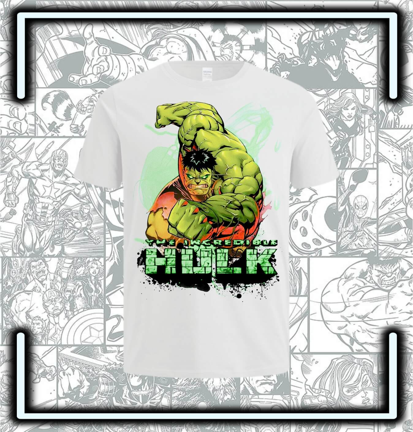 Camiseta Hulk - Comics Store Colombia