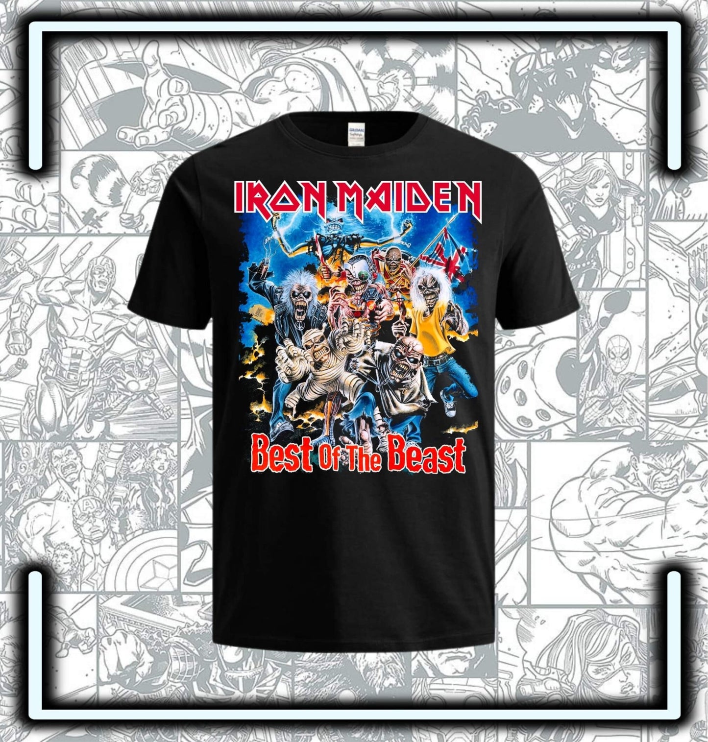 Camiseta Iron Maiden Beast - Comics Store Colombia