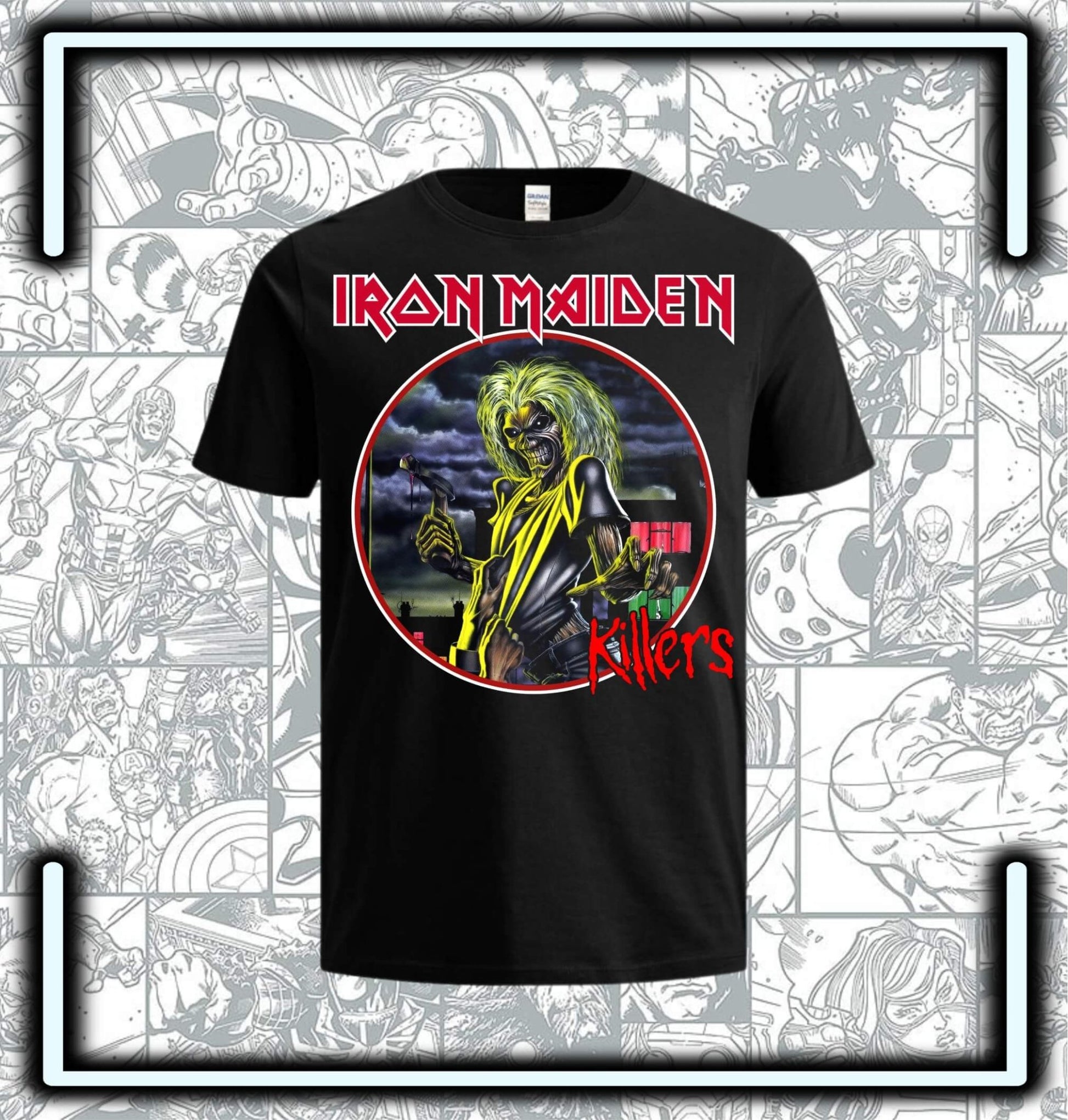 Camiseta Iron Maiden Killers - Comics Store Colombia