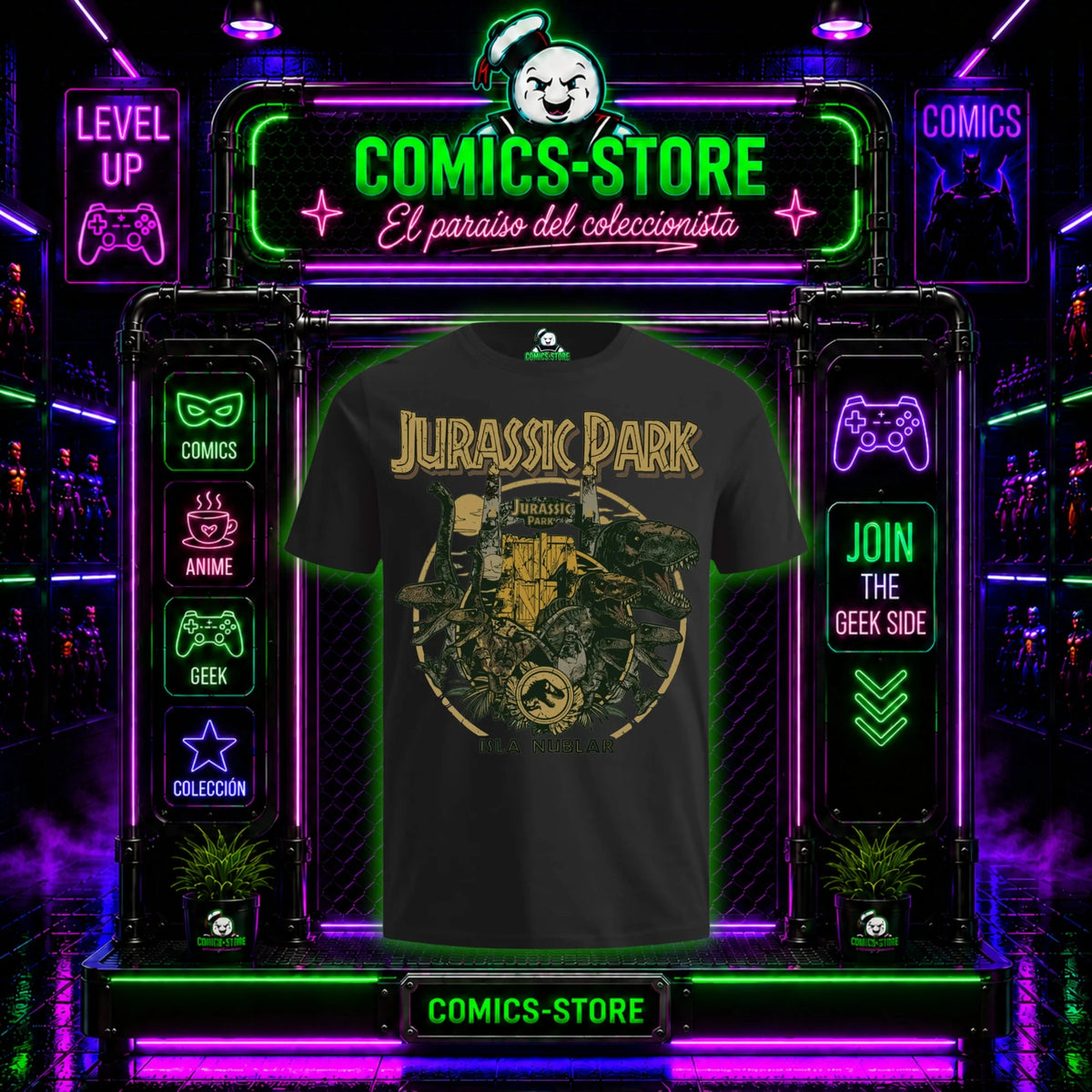 Camiseta Jurassic Park Black Series II