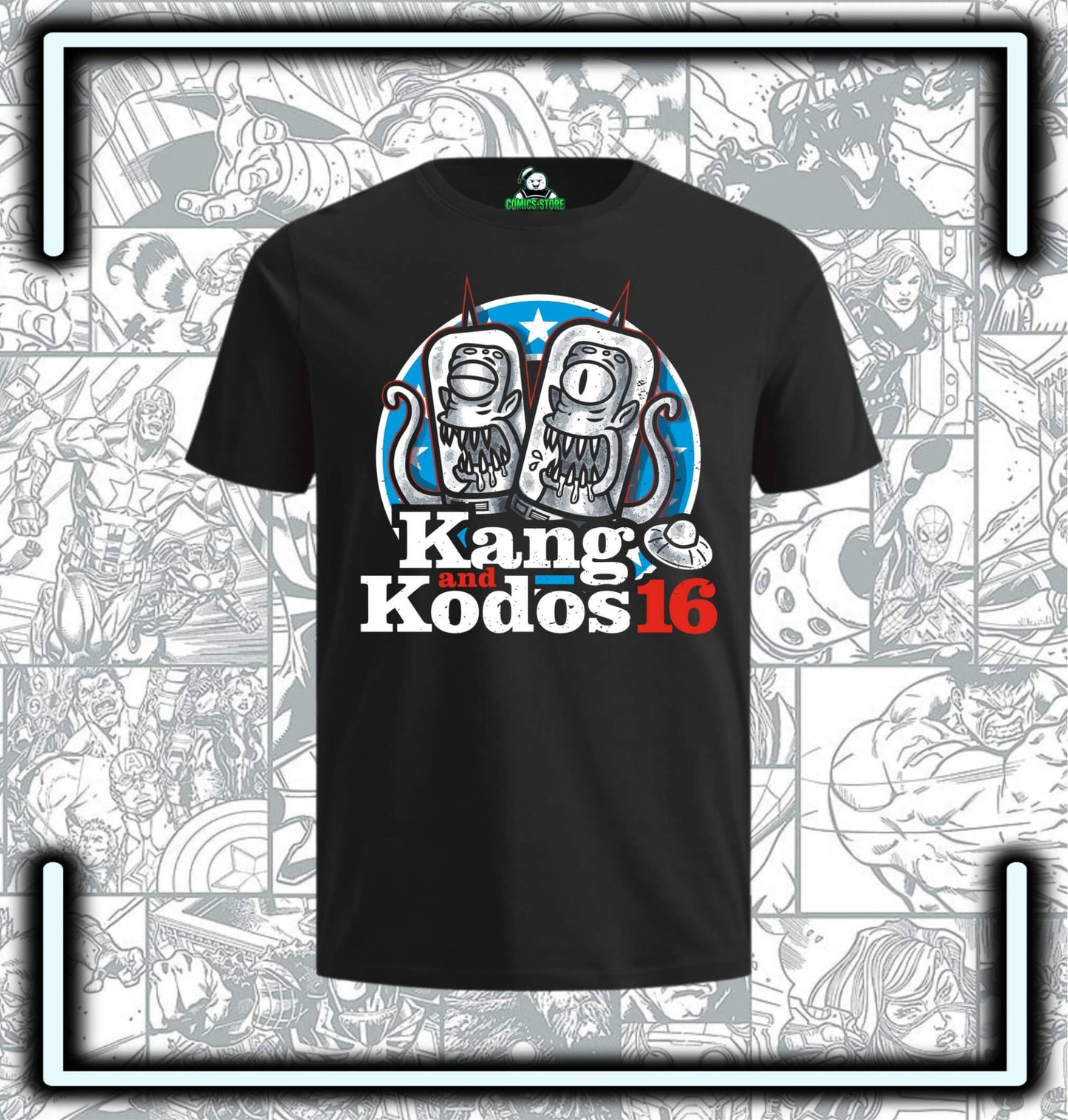 Camiseta Kang & Kodos The Simpsons - Comics Store Colombia