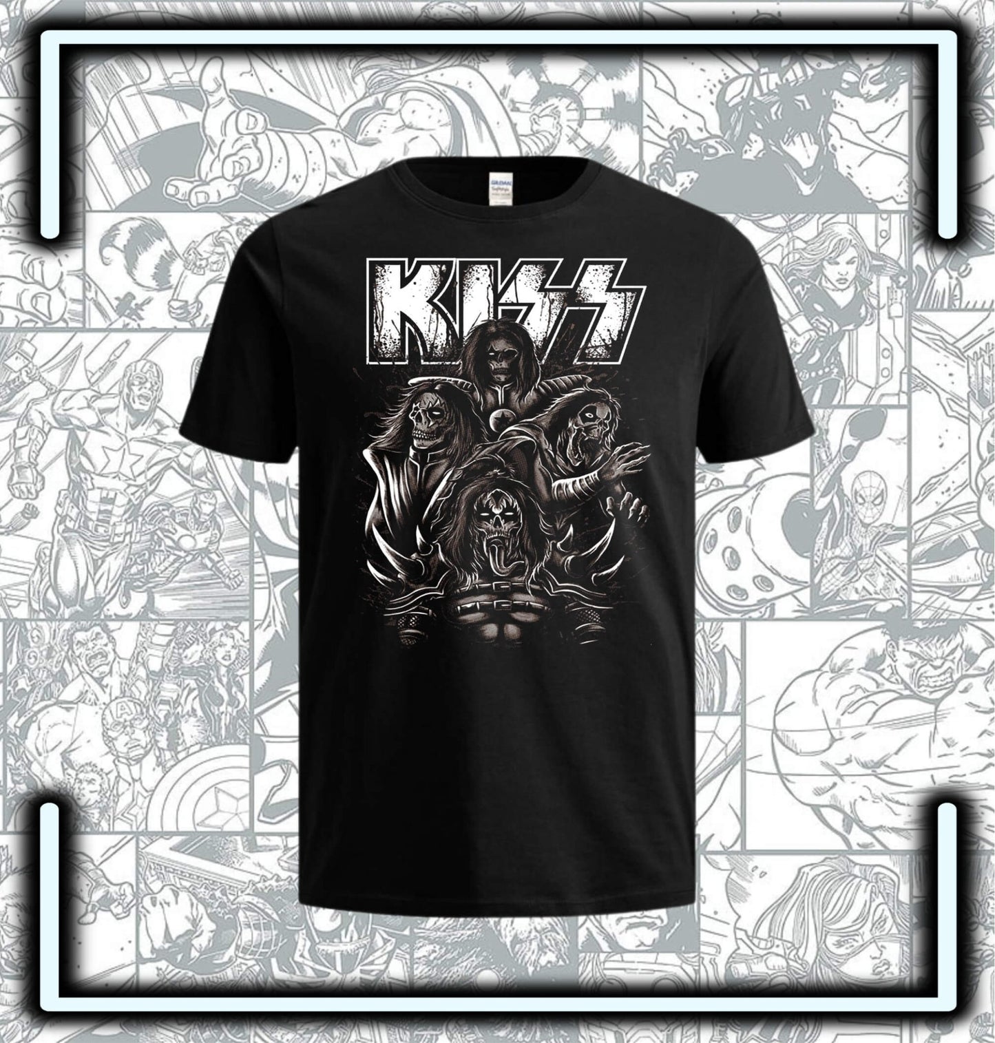 Camiseta Kiss Dx1 - Comics Store Colombia