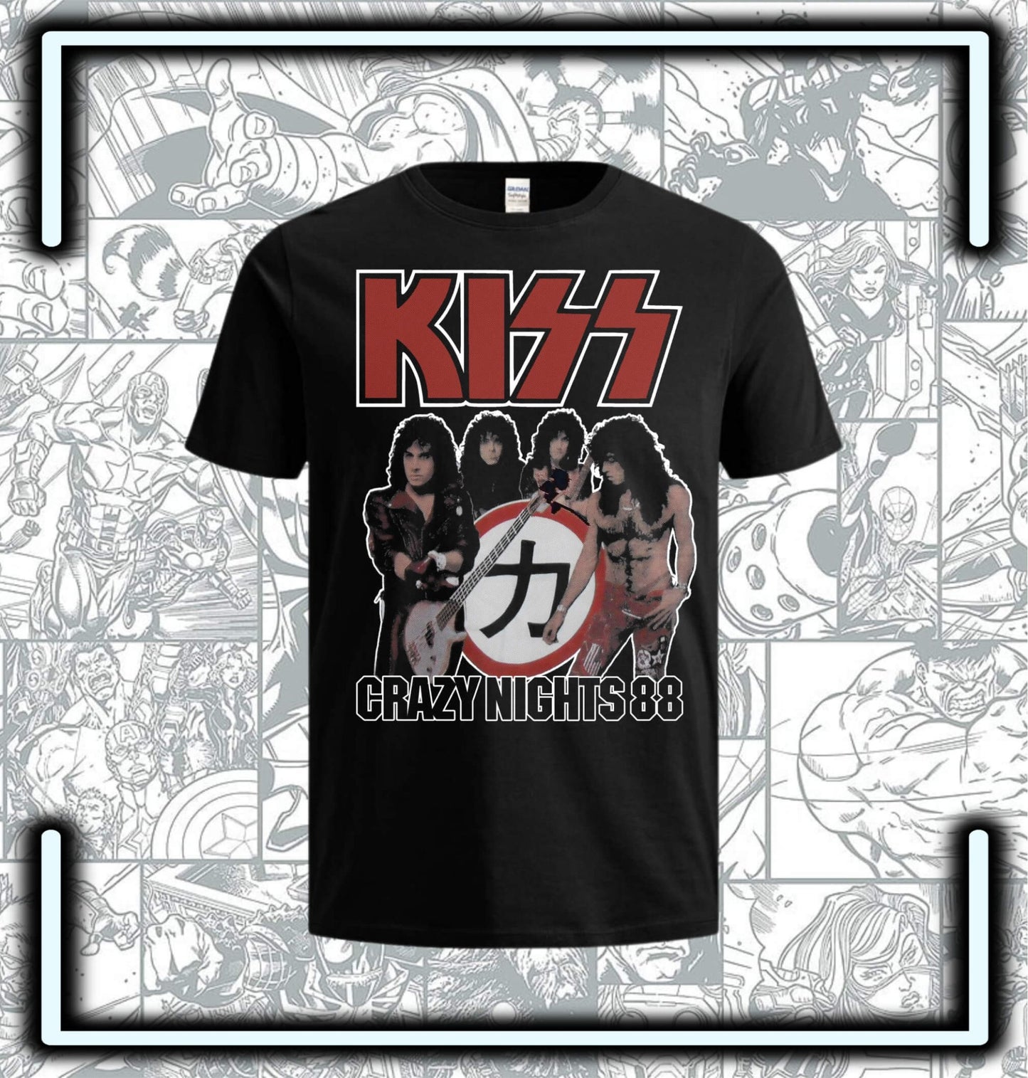 Camiseta Kiss Dx2 - Comics Store Colombia