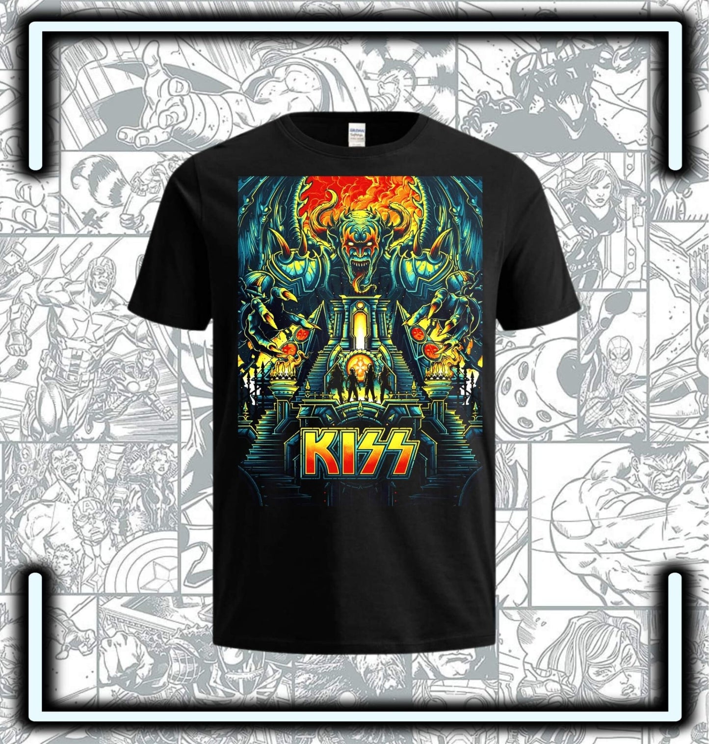 Camiseta Kiss Rx - Comics Store Colombia