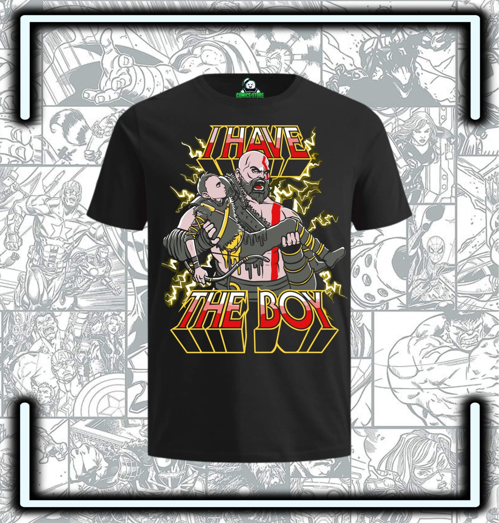 Camiseta Kratos II Video Game - Comics Store Colombia