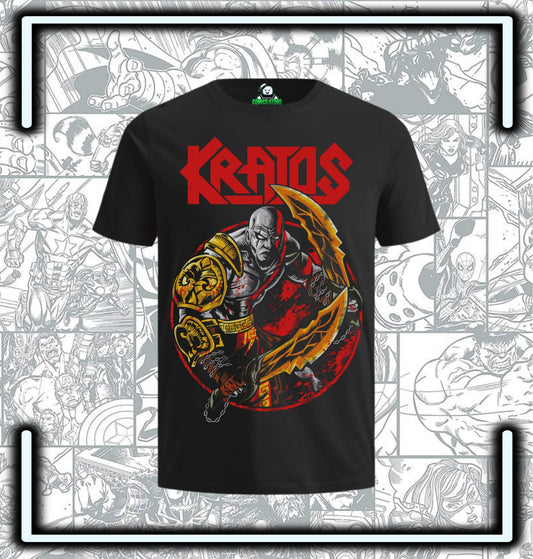 Camiseta Kratos Video Game - Comics Store Colombia